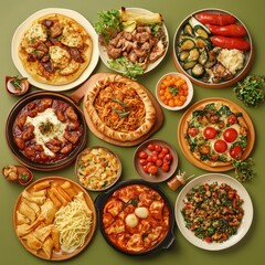 A variety of nourishing and flavorful dishes, essential for sustenance and enjoyment.