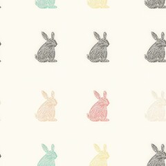 Modern design, perfect for Easter - themed projects, textiles, packaging, and digital prints.