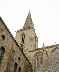 View of Saint-Malo cathedral. Saint-Malo. Brittany. France.