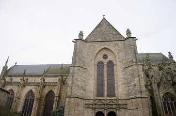 Eglise Saint-Malo de Dinan. Cotes-d'Armor department. Brittany. France.