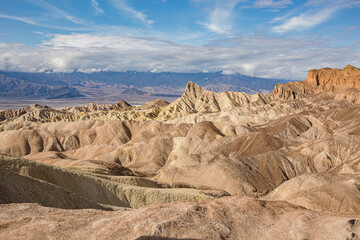 Desert landscape in death valley, california, USA in summer