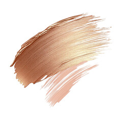 Rose gold and beige makeup swatches glamorous texture