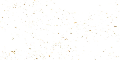 Abstract doted and confetti golden glitter and zigzag ribbon particles splatter on transparent background. Luxury golden glitter confetti that floats down falling bokeh celebration background.
