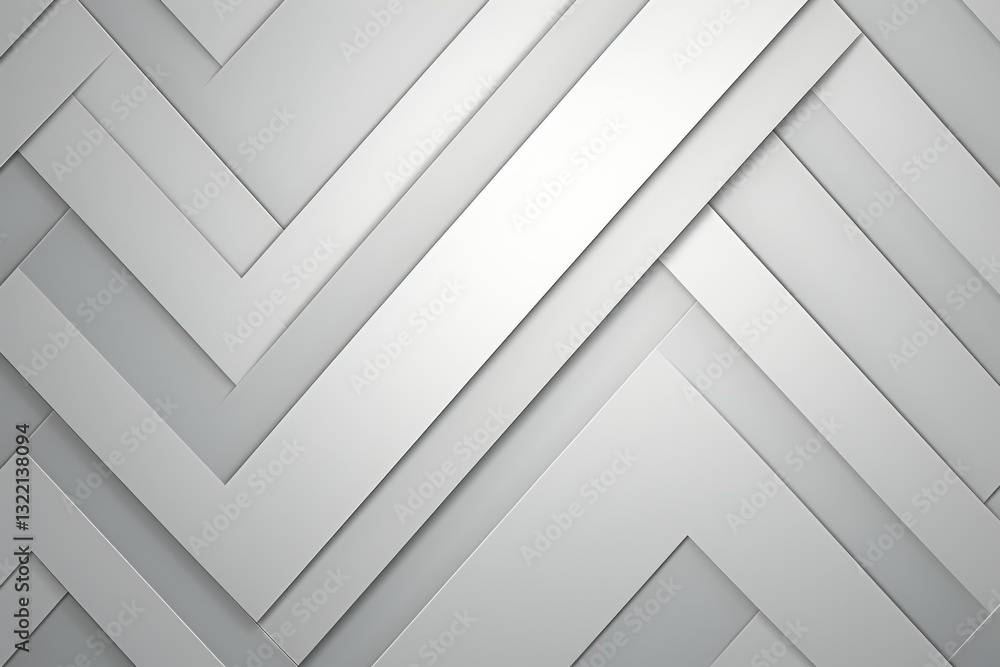 Poster abstract gray geometric background with perspective and shadows, minimalist modern design element