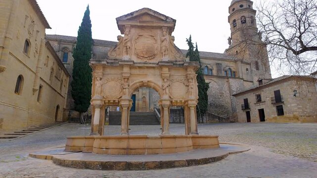Monumental complex of the Unesco city of Baeza, a World Heritage Site, Spain.