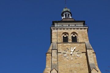 L'église Saint Just, ville d'Arbois, département du Jura, France