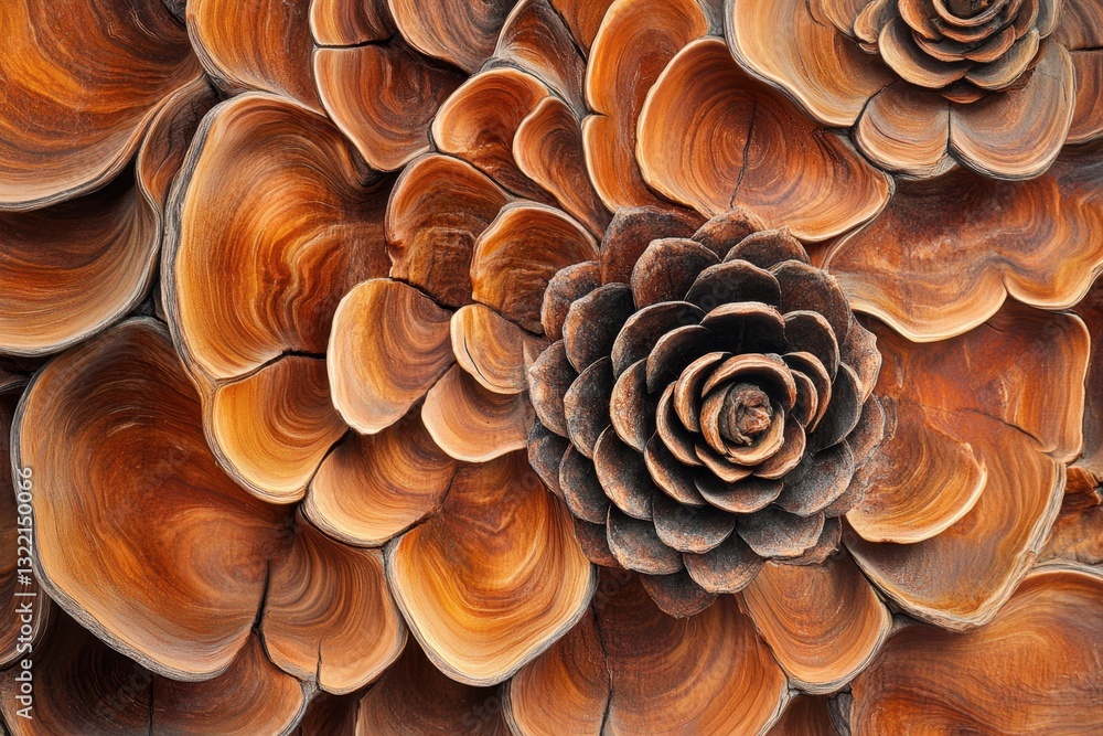 Poster this closeup photo showcases the intricate patterns and texture of a pine trees bark revealing its u
