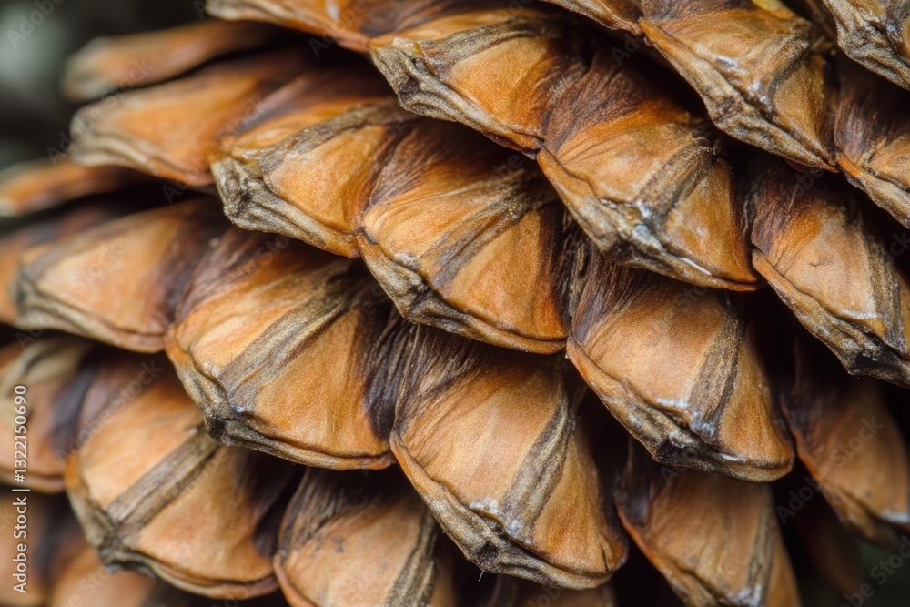 Aufkleber this closeup photo showcases the intricate patterns and texture of a pine trees bark revealing its u