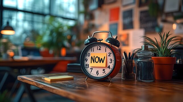 Creative Visualization of Overcoming Procrastination with Motivational Reminders in a Peaceful Workspace