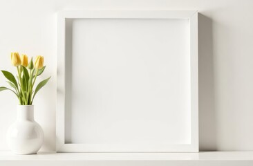 White wooden frame different sizes images hollow natural abstract pastel background buying