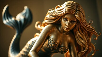 Obraz premium Portrait of the Little Mermaid