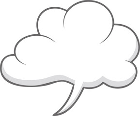 Blank Speech Bubble Graphic