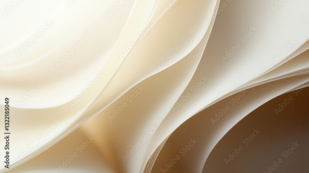 Poster elegant book page texture with golden ratio fold inviting scholarly exploration in cream and brown t