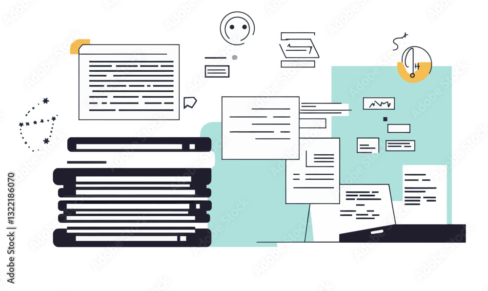 Aufkleber ai-powered document digitization and management for business automation