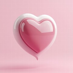 pink valentine heart