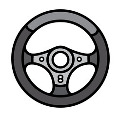 Car steering wheel graphics