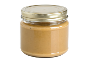 Peanut butter isolated on a transparent background.	