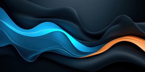 Bright cyan lightning star, flickering with dynamic electric currents in the abyss.