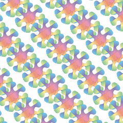 abstract seamless geometric floral pattern mandala background wallpaper