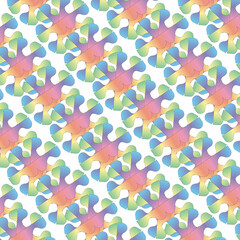 abstract seamless geometric floral pattern mandala background wallpaper