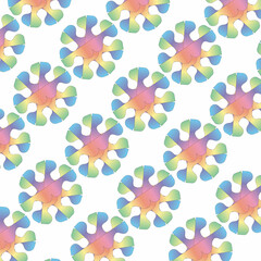 abstract seamless geometric floral pattern mandala background wallpaper