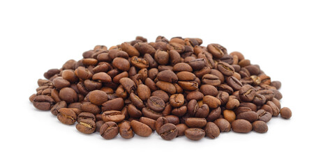 Heap of coffee beans.