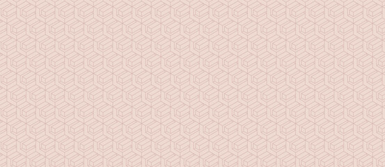 Subtle blush pink geometric pattern.  Elegant, repeating hexagonal design ideal for backgrounds, textures, and web design.  Creates a sophisticated and minimalist aesthetic.