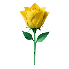 PNG Yellow Rose Isolated, Beautiful Flower, Romantic Gift, Floral Arrangement