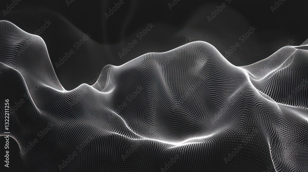 Poster abstract digital background. can be used for technological processes, neural networks and ai, digita