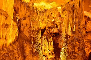 geological formations. dupnisa cave photos.