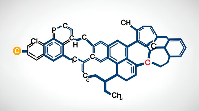 Cyclophosphamide cancer chemotherapy drug, chemical structure.