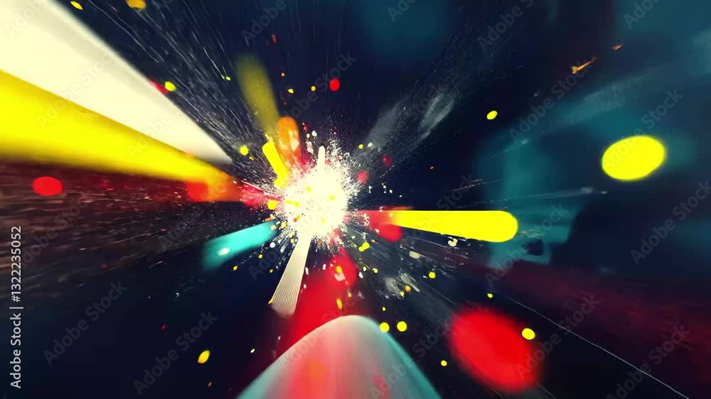 Aufkleber vibrant abstract colorful grunge texture with motion effects creating a dynamic visual experience, a