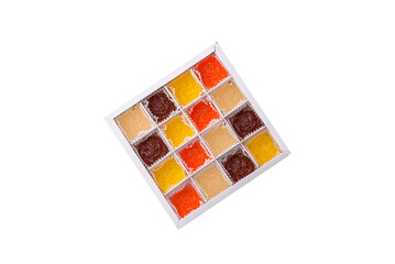 Jelly candies or homemade marmalade with different flavors