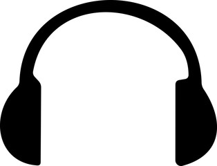 Headphone icon. Vector illustration. Earphone or headset.
