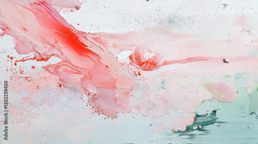 Poster bright hues blend together in a captivating abstract design. splashes of color create a dynamic comp