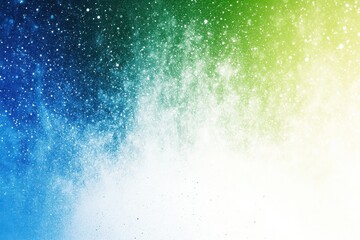 Fototapeta premium Glowing grainy gradient blue green and white noise texture background