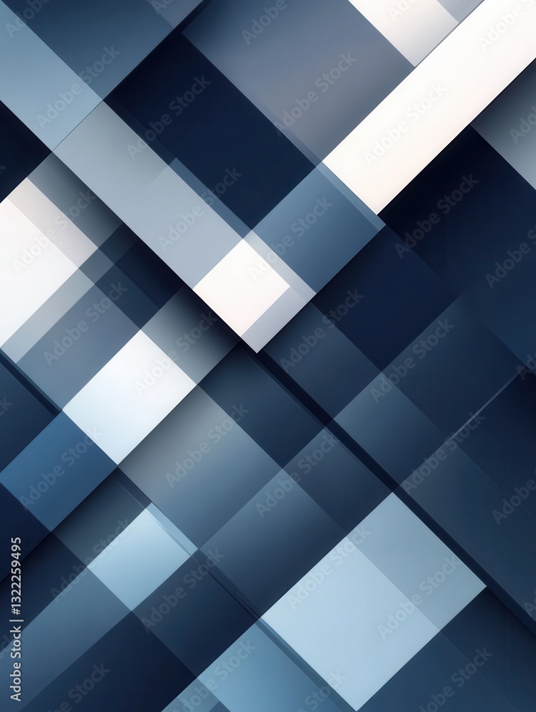 Aufkleber Geometric background design with balanced layout and modern gradients creates an atmosphere of stability and governance