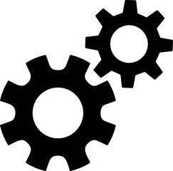 Setting gear icon. Cogwheel. Gear design. Tool, Cog,
