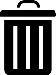 Delete symbol. Trash icon. Dust bin sign. Can Recycle bin icon button. Basket, Dustbin icon. wastage or garbage can. Rubbish Bin