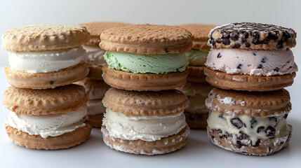 Assorted ice cream sandwiches