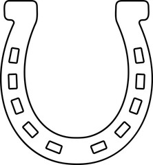You said:
Horseshoe icon. Luck symbol line style. Horse shoe vector illustration. 