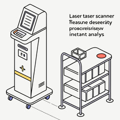 A laser scanner that measures tissue density and provides instant analysis.
