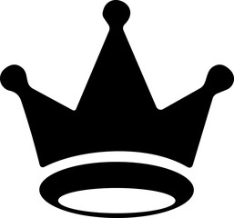 Crown Icon – Royal Symbol of King, Queen, or Prince | Vector Illustration