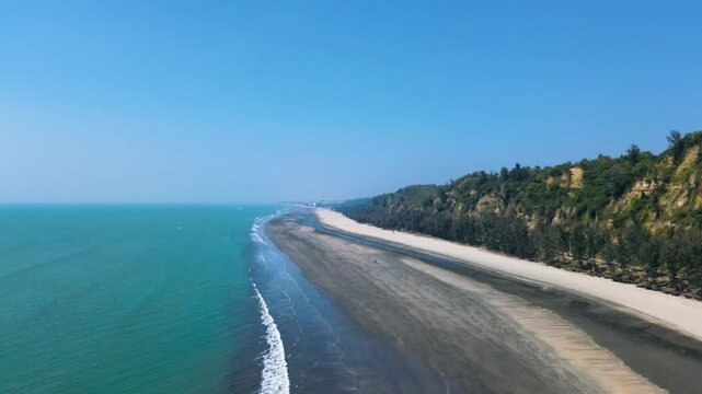 Aerial Drone Footage of the World&rsquo;s Longest Beach | Cox&rsquo;s Bazar, Bangladesh