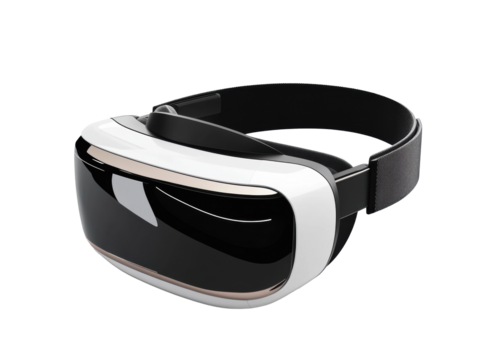 High-tech virtual reality headset designed for immersive experiences