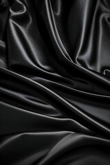 Fototapeta premium Black luxury fabric background, Luxurious background design