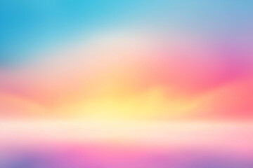 Obraz premium Soft pastel sky background colorful gradient abstract design calm pink blue light happy image colors