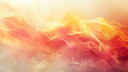 Obraz premium Abstract Artwork of Vibrant Orange and Yellow Flames
