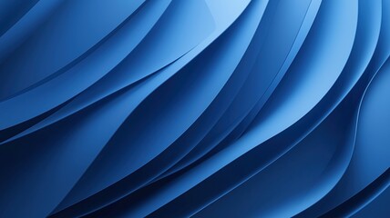 Fluid Waves of Blue in Dynamic Motion