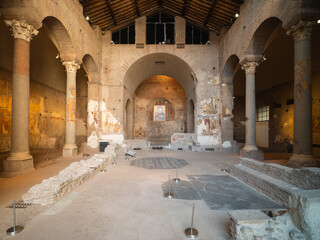Santa Maria Antiqua church at the Roman Forum, Italy	